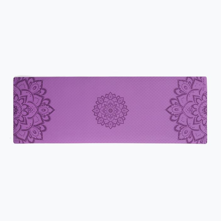 Yoga Design Lab Flow Pure 6 mm fialová podložka na jogu Mandala Lavender 2