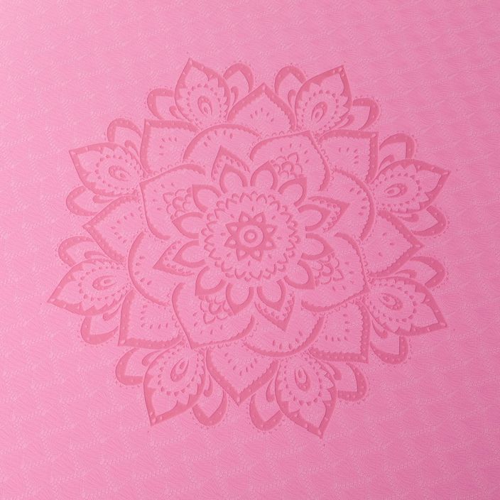 Yoga Design Lab Flow Pure 6 mm ružová podložka na jogu Mandala Rose 4