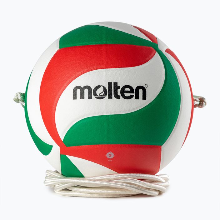 Molitanová farebná volejbalová lopta s gumičkou V5M9000-T veľkosť 5 2