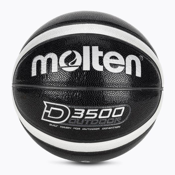 Molten basketball B6D3500-KS black/silver veľkosť 6