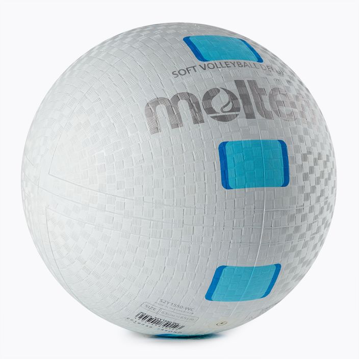 Molten volejbalová lopta biela a modrá S2V1550-WC veľkosť 5 2