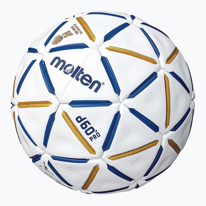 Molten handball H3D5000-BW d60 PRO IHF-2 modrá/biela veľkosť 2 2