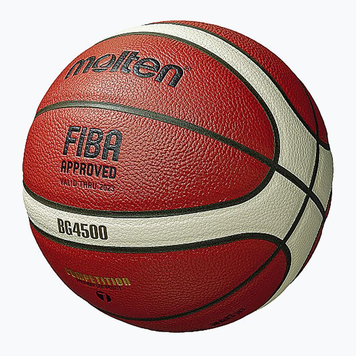 Molten basketball B7G4500 FIBA orange/ivory veľkosť 7 6