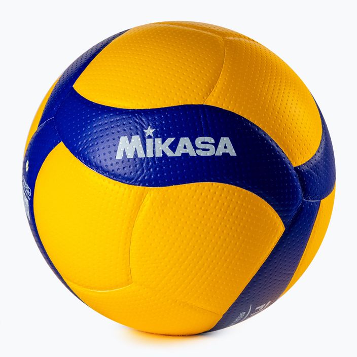 Mikasa volejbalová lopta žlto-modrá V200W veľkosť 5 2