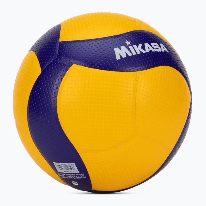Volejbalová lopta Mikasa žlto-modrá V300W 2