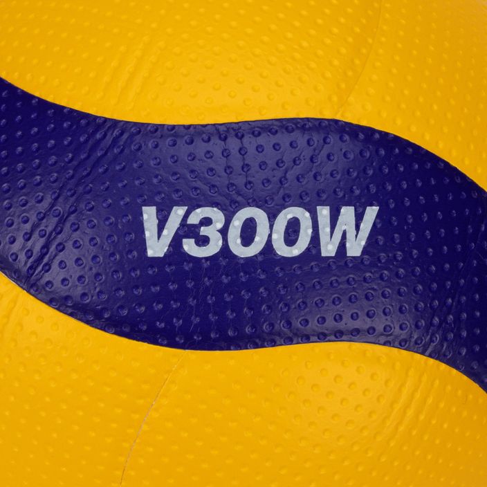 Volejbalová lopta Mikasa žlto-modrá V300W 5