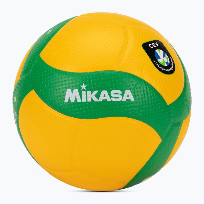 Mikasa CEV volejbalová lopta žlto-zelená V200W veľkosť 5