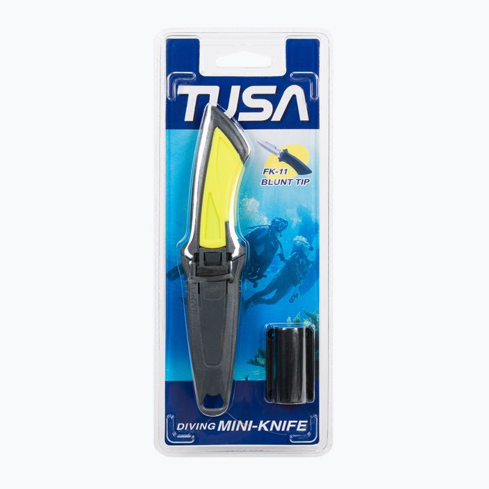 Mini potápačský nôž TUSA žltý FK-11