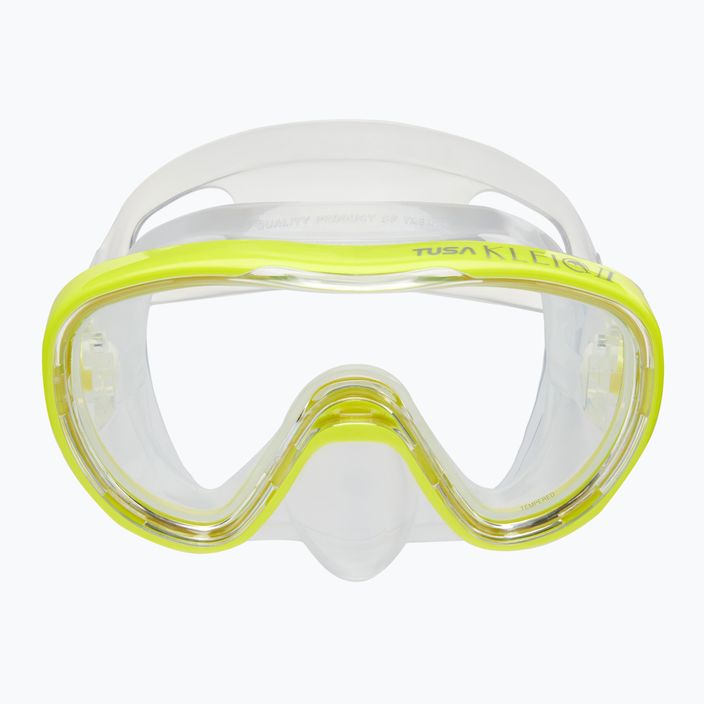 Potápačská maska TUSA Kleio Ii žltá číra M-111 2