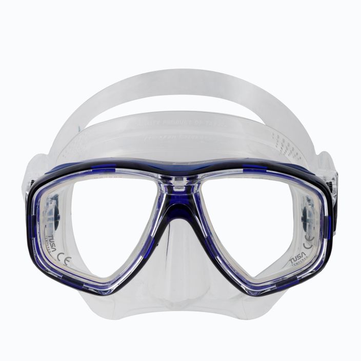Potápačská maska TUSA Ceos námornícka modrá a číra 212 2