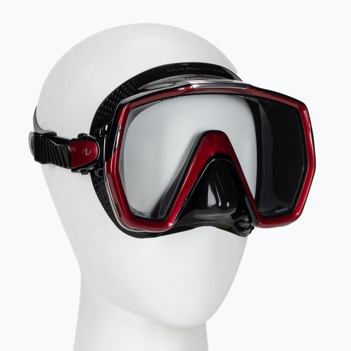 Potápačská maska TUSA Freedom Hd Black-Red M-1001