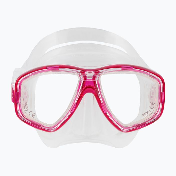 Potápačská maska TUSA Ceos Pink Clear 212 2