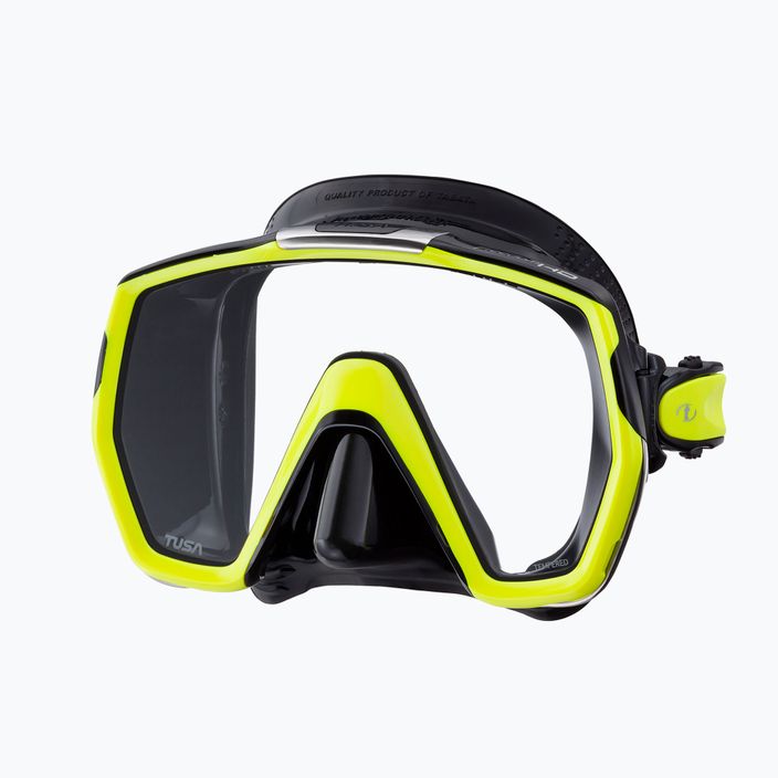 Potápačská maska TUSA Freedom Hd Mask čierno-žltá M-1001 5