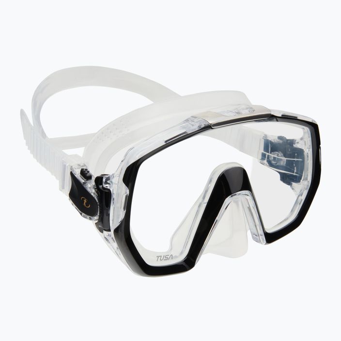 Potápačská maska TUSA Freedom Elite čierna a číra M-1003