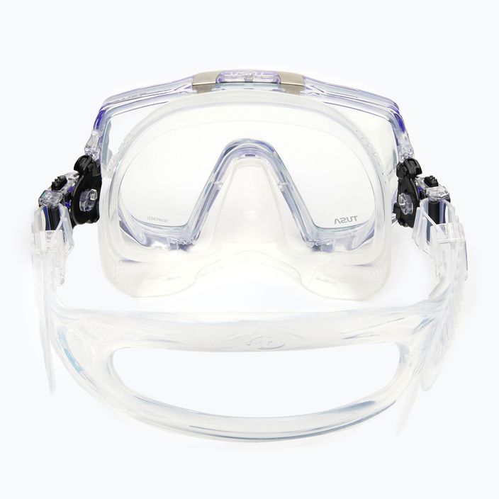 Potápačská maska TUSA Freedom Elite námornícka modrá a číra M-1003 5