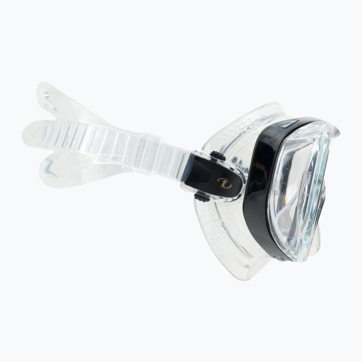 Potápačská maska TUSA Tri-Quest Fd čierna a číra M-3001 3