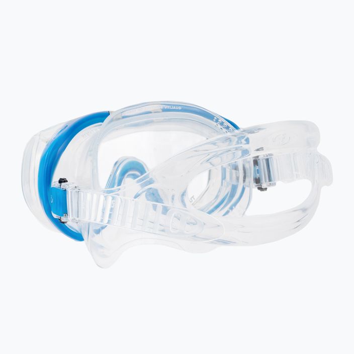 Potápačská maska TUSA Tri-Quest Fd Blue and Clear M-3001 4