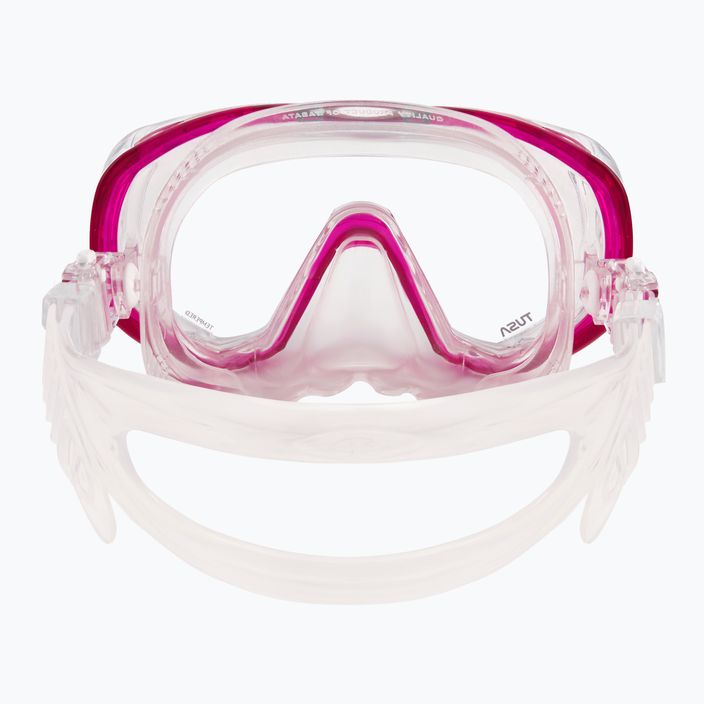 Potápačská maska TUSA Tri-Quest Fd ružová a číra M-3001 4