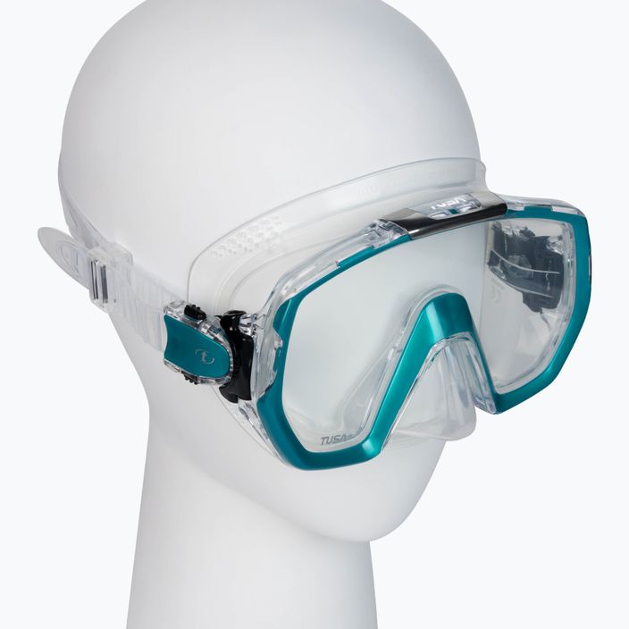 Potápačská maska TUSA Freedom Elite zelenej farby M-1003 2