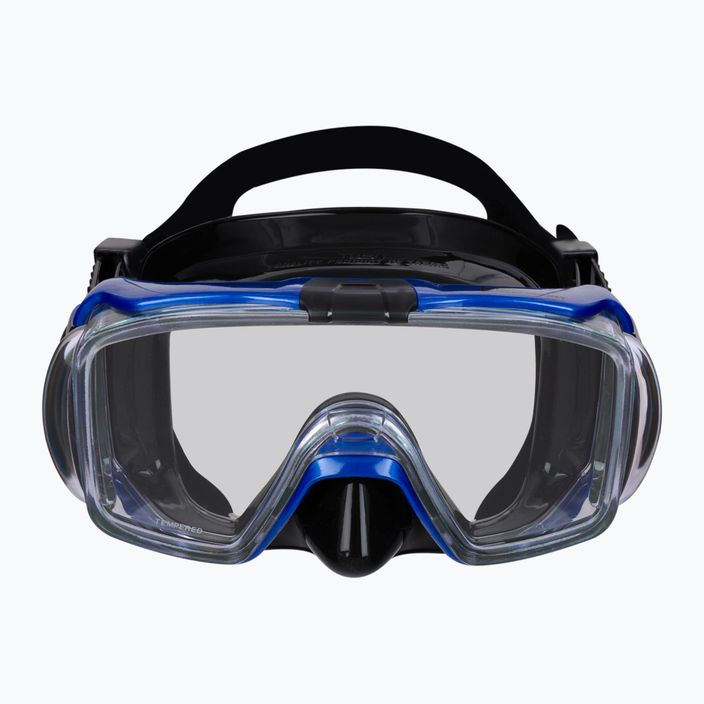 Potápačská maska TUSA Visio Tri-Ex čierno-modrá UM-31 2