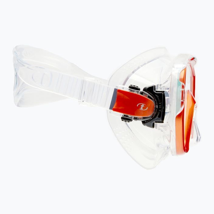 Potápačská maska TUSA Freedom Elite oranžová a číra M-1003 3