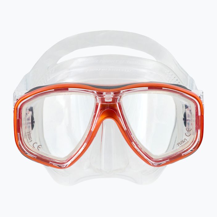 Potápačská maska TUSA Ceos Orange Clear 212 2