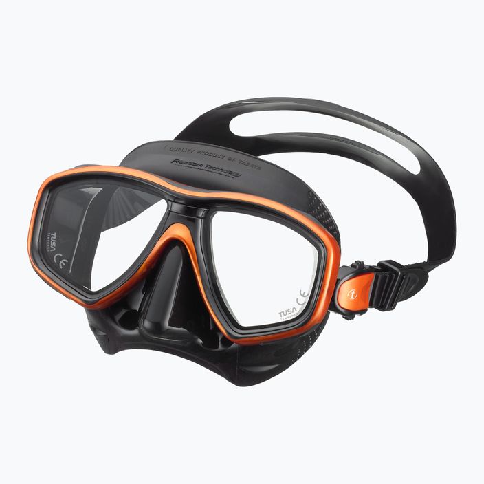 Potápačská maska TUSA Ceos Black/Orange M-212 2