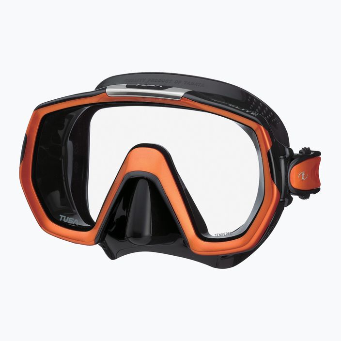 Potápačská maska TUSA Freedom Elite čierno-oranžová M1003QB EO 4