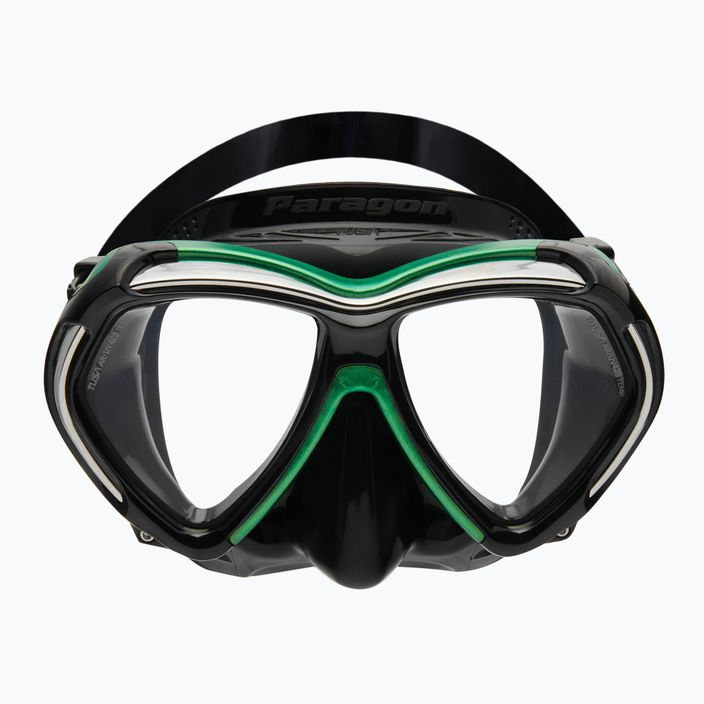 Potápačská maska TUSA Paragon čierno-zelená M-2001 2