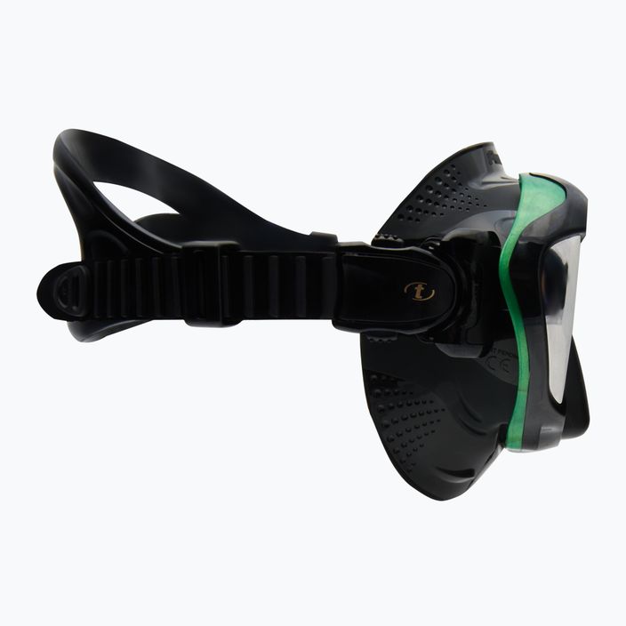 Potápačská maska TUSA Paragon čierno-zelená M-2001 3