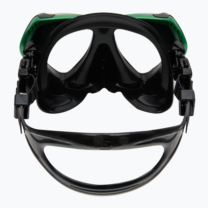 Potápačská maska TUSA Paragon čierno-zelená M-2001 5