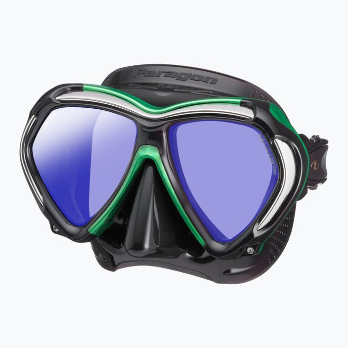 Potápačská maska TUSA Paragon čierno-zelená M-2001 6