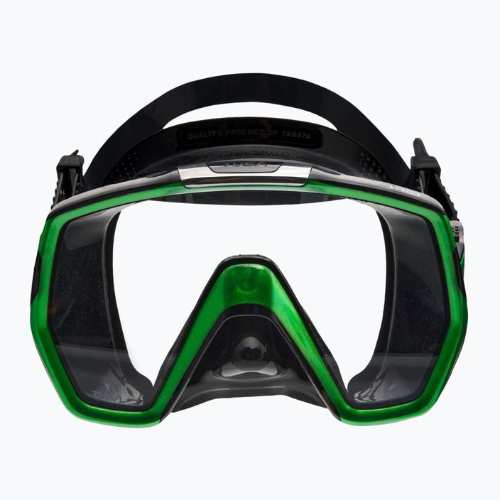 TUSA Freedom Hd Mask potápačská maska čierno-zelená M-1001 2