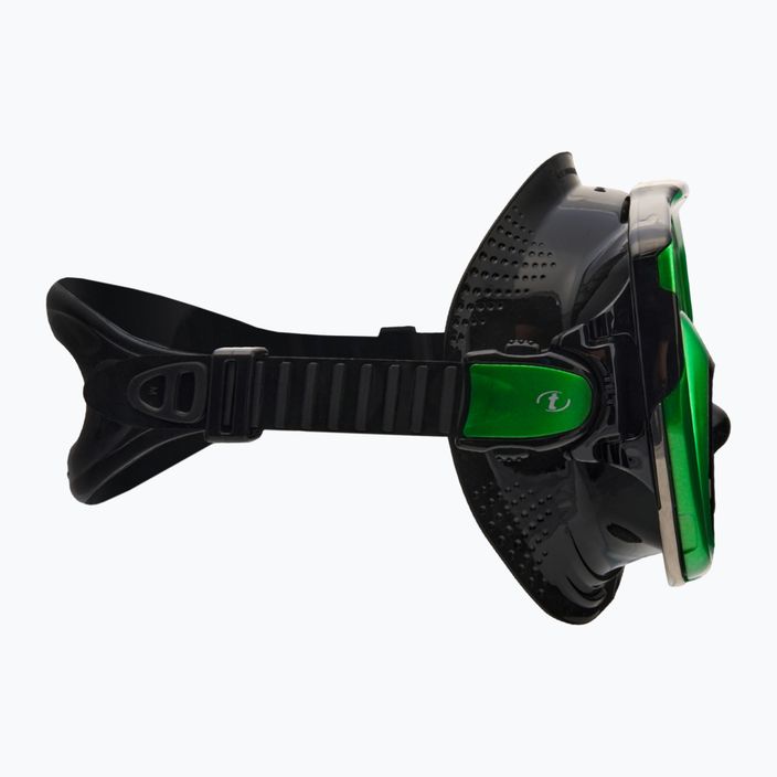 TUSA Freedom Hd Mask potápačská maska čierno-zelená M-1001 3