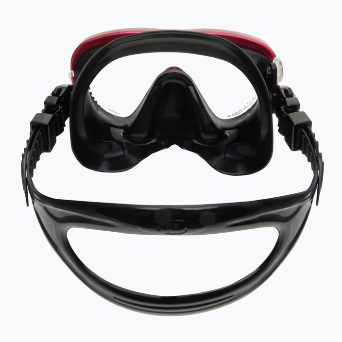 TUSA Tina Fd potápačská maska čierno-červená M-1003 5