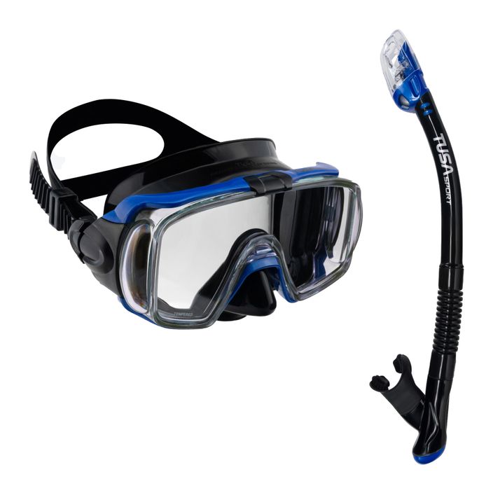 Potápačská súprava TUSA maska + šnorchel čierna UC-3125 2