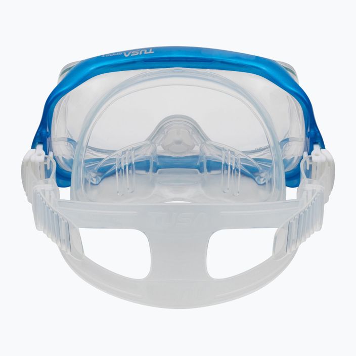 Potápačská súprava TUSA maska + šnorchel modrá UC 3325P 5