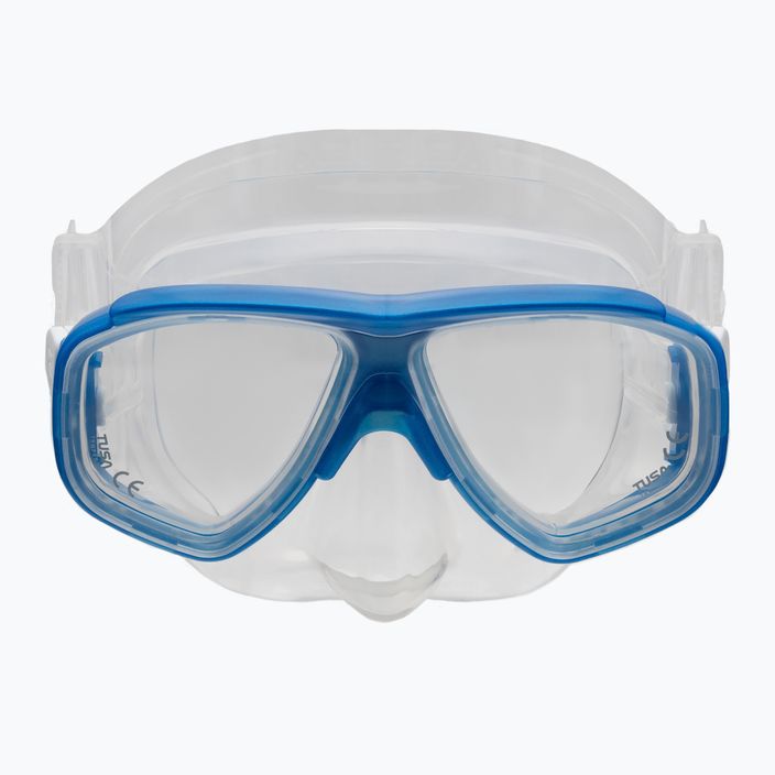 Potápačská súprava TUSA Maska + šnorchel modrá UC-7519P 2