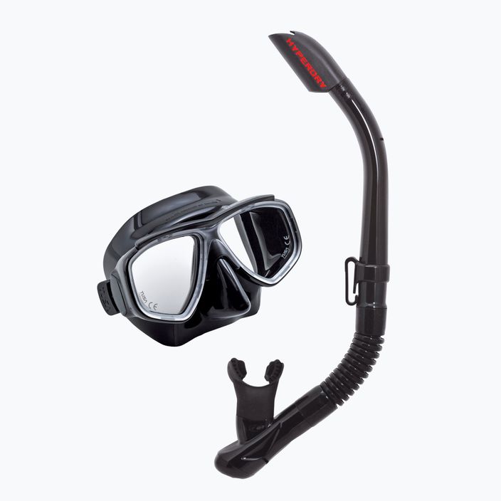 Potápačská súprava TUSA maska + šnorchel čierna UC-7519P
