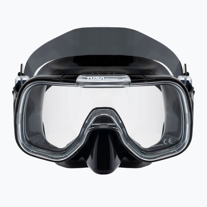 Potápačská súprava TUSA maska + šnorchel čierna UC-2022P 2