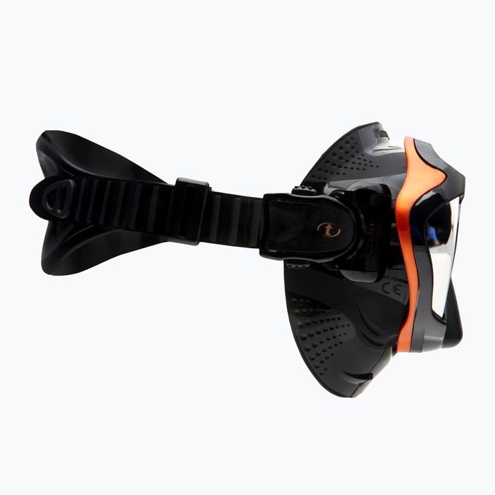 Potápačská maska TUSA Paragon S Mask čierno-oranžová M-1007 3