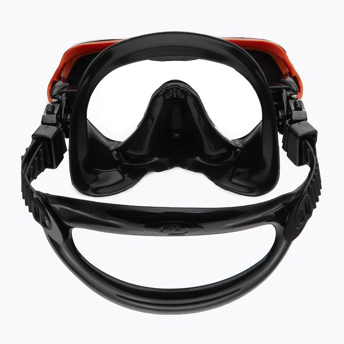 Potápačská maska TUSA Paragon S Mask čierno-oranžová M-1007 5