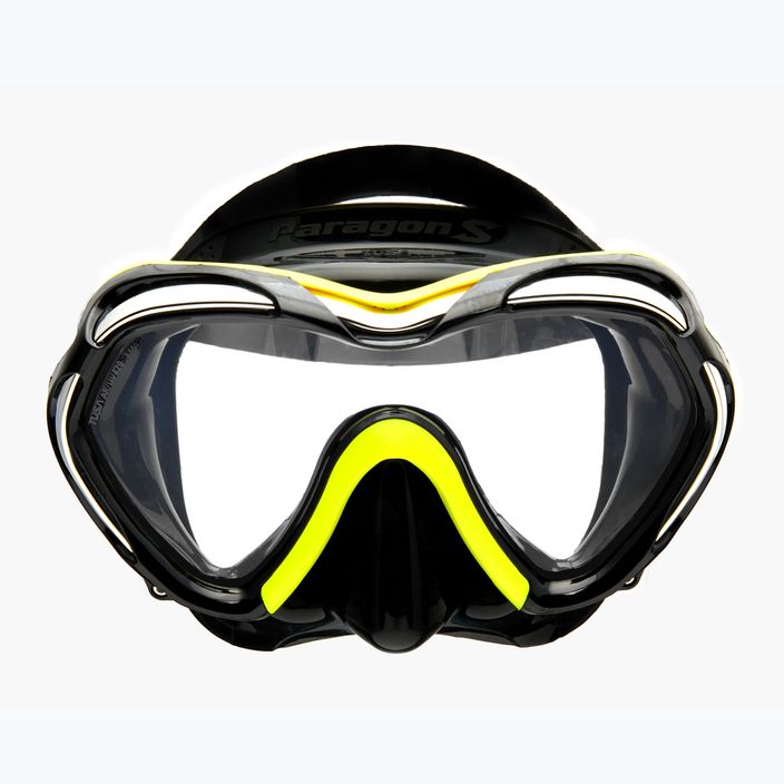 Potápačská maska TUSA Paragon S Mask čierno-žltá M-1007 2