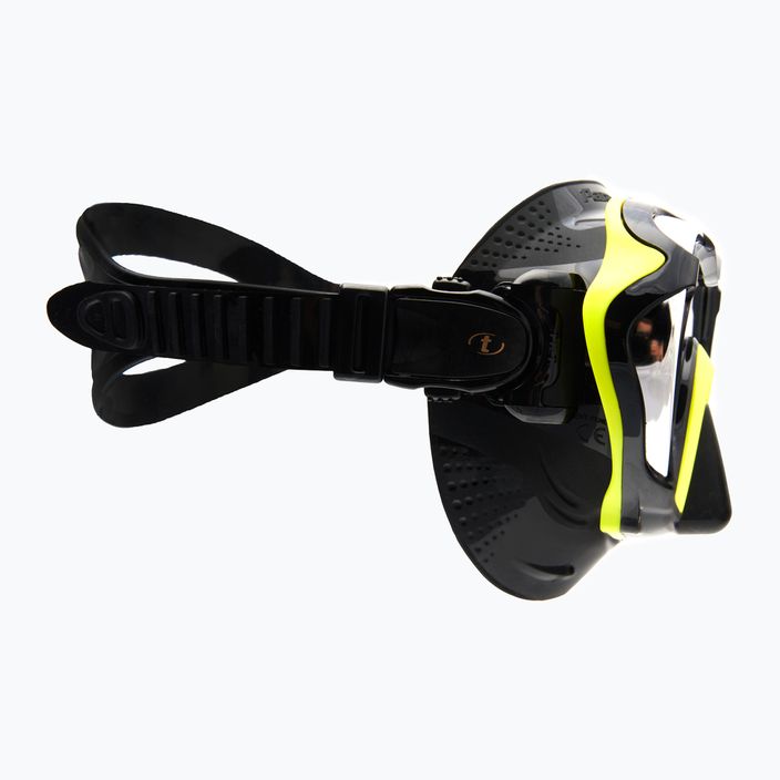 Potápačská maska TUSA Paragon S Mask čierno-žltá M-1007 3