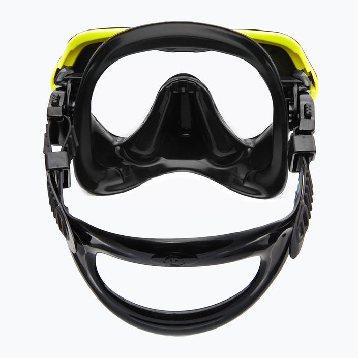 Potápačská maska TUSA Paragon S Mask čierno-žltá M-1007 5