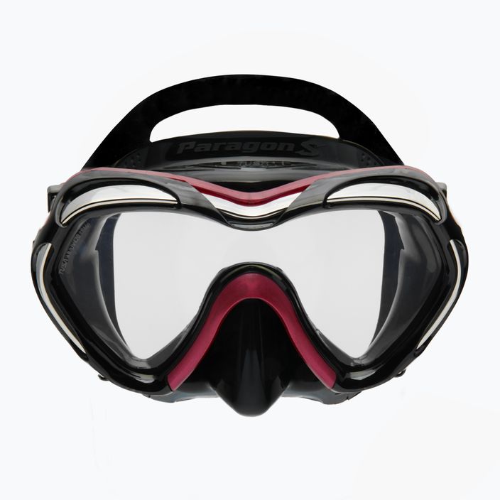 TUSA Paragon S Mask potápačská maska čierna/ružová M-1007 2