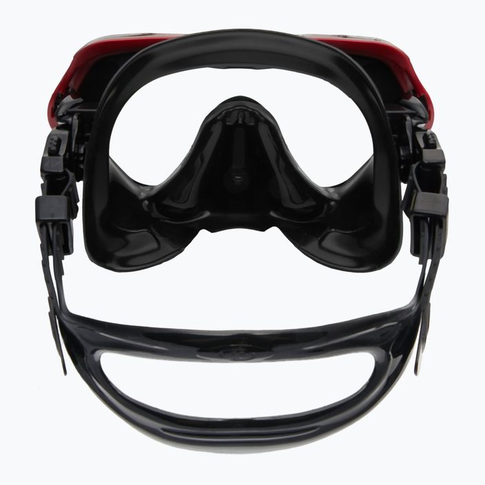 TUSA Paragon S Mask potápačská maska čierna/červená M-1007 5