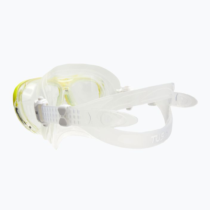 Potápačská maska TUSA Intega Yellow/Clear 2004 4