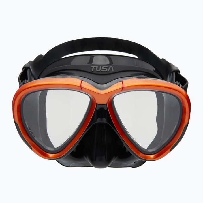 Potápačská maska TUSA Intega Black/Orange M-2004 2