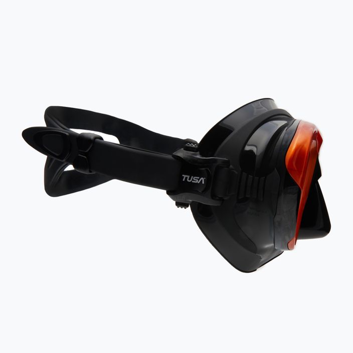 Potápačská maska TUSA Intega Black/Orange M-2004 3